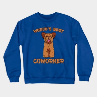 Yorkshire World's Best Coworker WFH Crewneck Sweatshirt